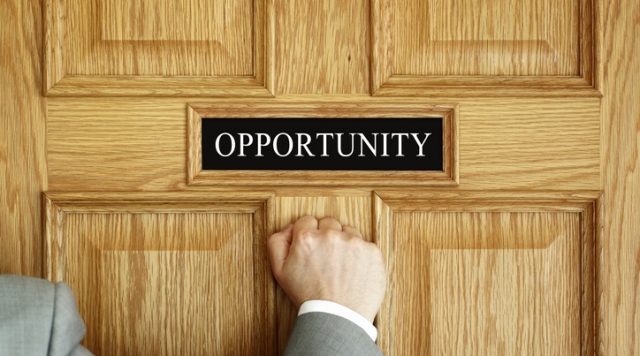opportunity knocking