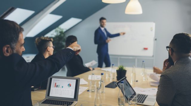 Business Meeting And Presentations