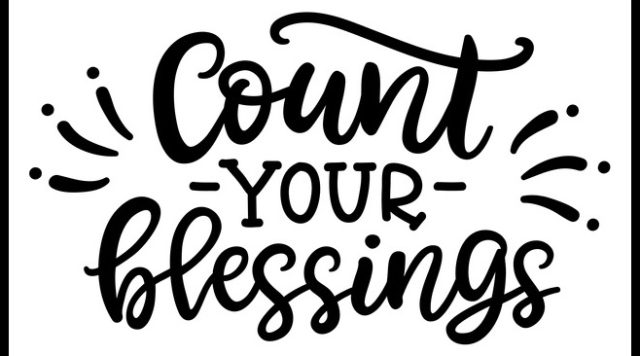 Count your blessings