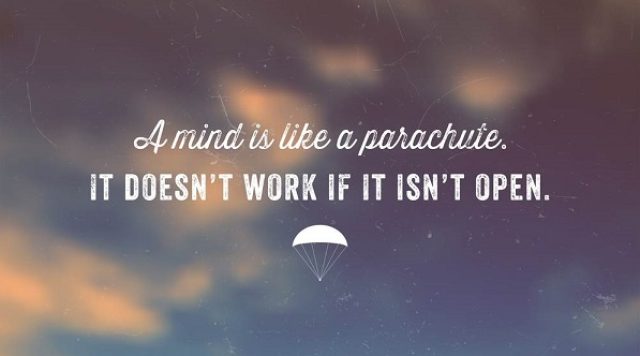 open minded parachute