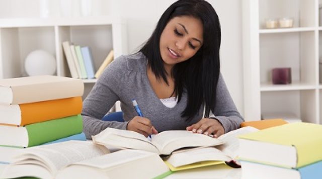 studying